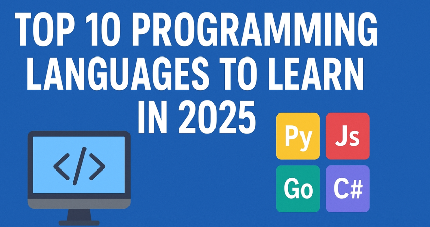 Top 10 Programming Languages to Learn in 2025